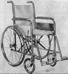Folding wheelchair from 1932