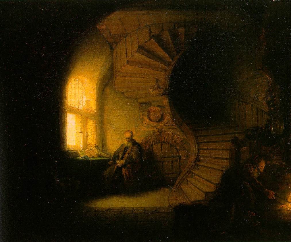 Rembrandt’s painting “Philosopher in Meditation” (1632)