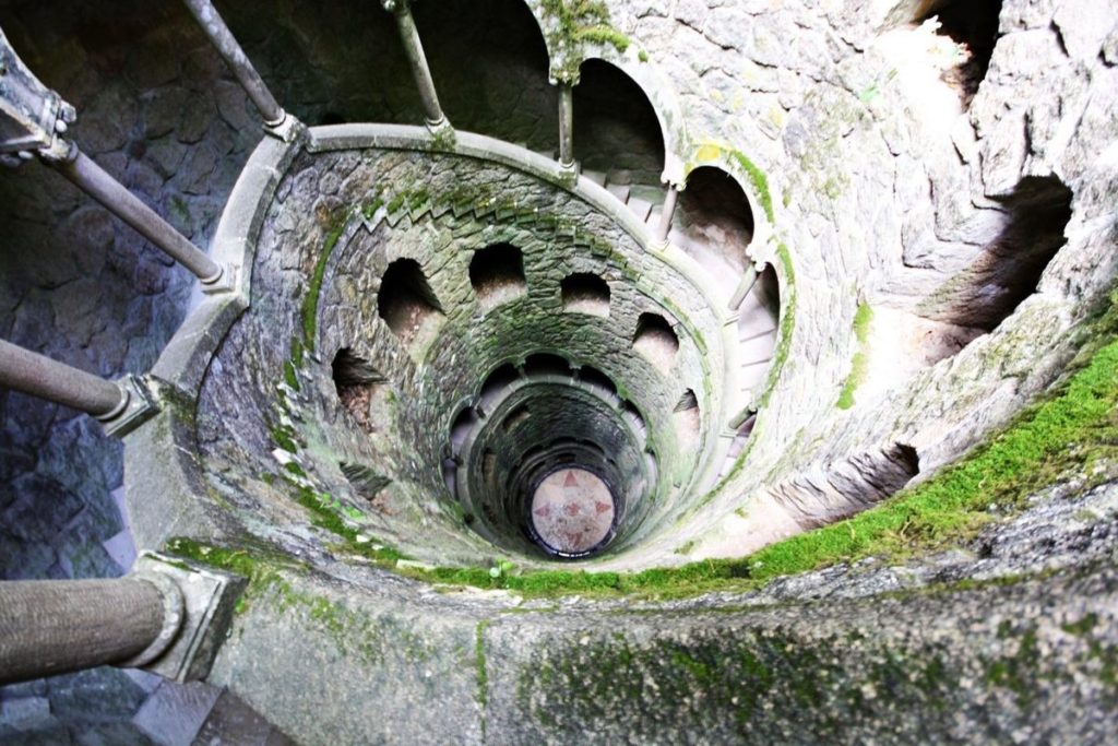 Quinta da Regaleira, Spiral Stairs, Sintra, Portugal