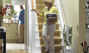 stannah stairlift on stairs